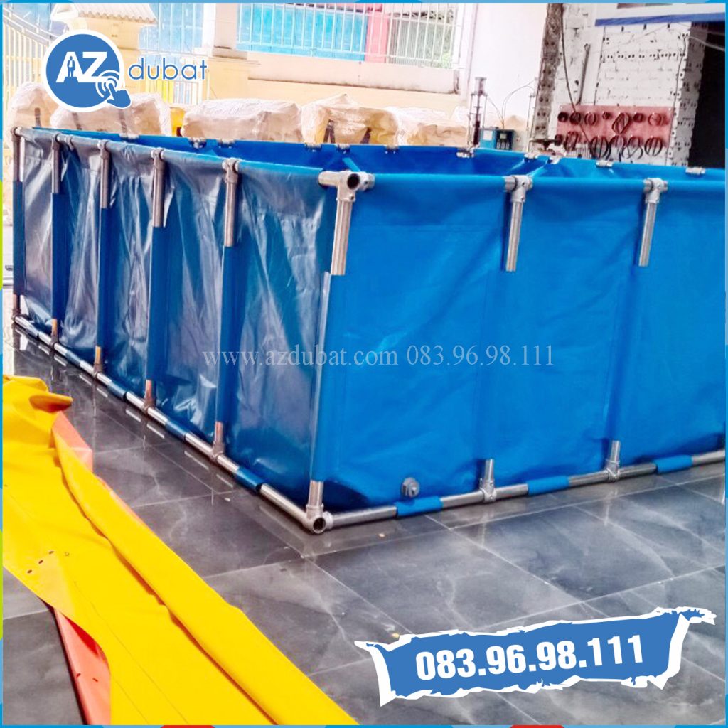 bể bạt nuôi cá khung 48